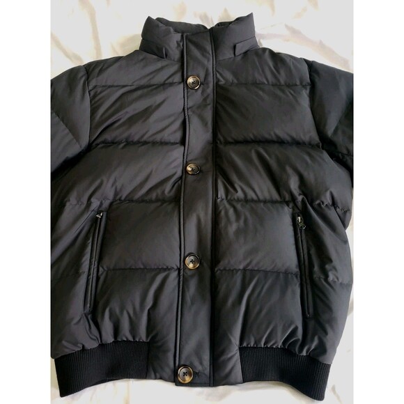 Spier & MacKay Black Short Down Feather Puffer Jacket Mens Size XL - Picture 2 of 10